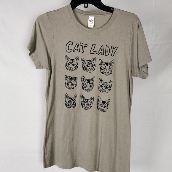 NWOT Cat Lady T-Shirt - Picture 2 of 5